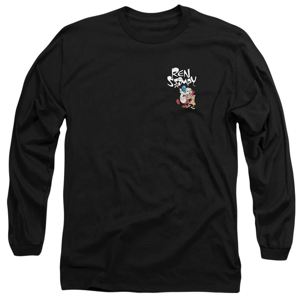 Ren and Stimpy Small Logo Long Sleeve T-Shirt
