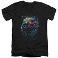 Superman Breaking Space V-Neck T-Shirt