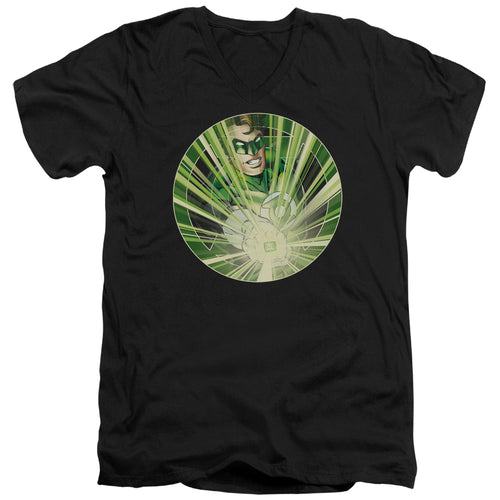 Green Lantern Light Em Up V-Neck T-Shirt