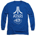 Atari Joystick Logo Royal Blue Long Sleeve T-Shirt