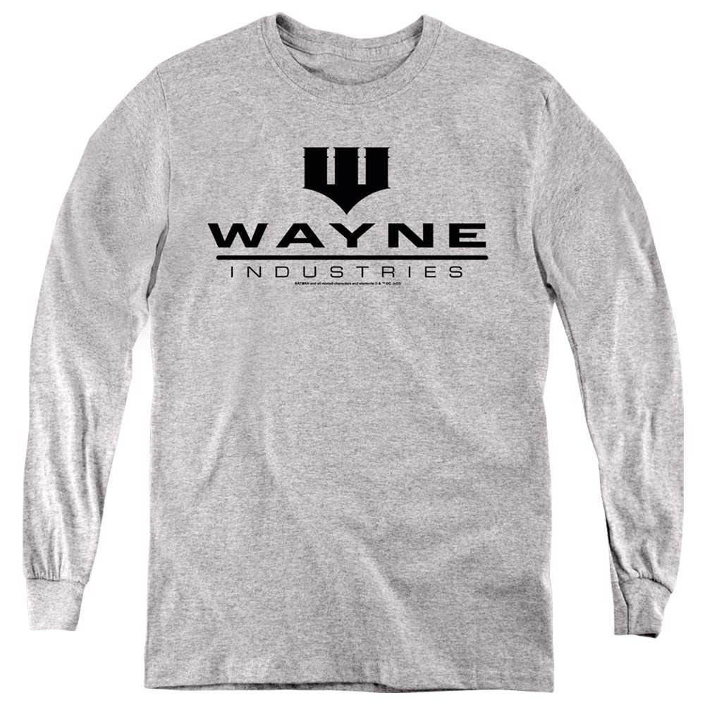 Batman Wayne Industries Youth Long Sleeve T-Shirt