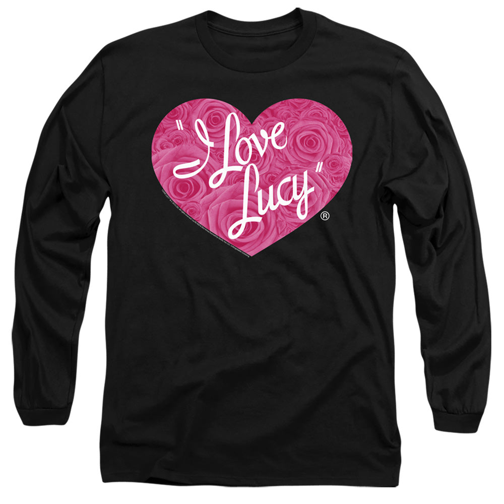 I Love Lucy Floral Logo Long Sleeve T-Shirt