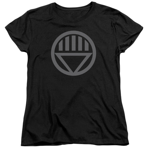 Green Lantern Grey Emblem Womens T-Shirt