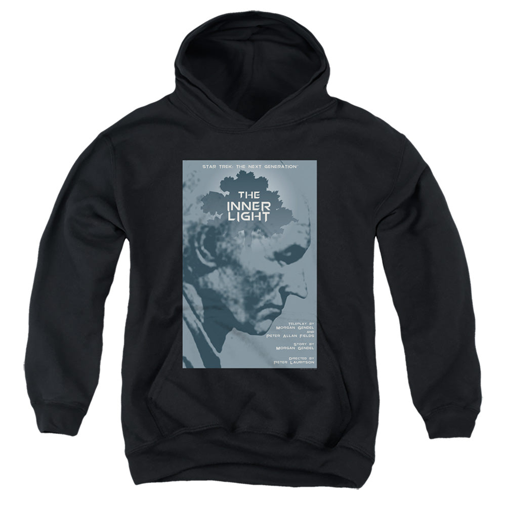 Star Trek The Inner Light Black Youth Hoodie