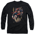 Superman Orbit Long Sleeve T-Shirt