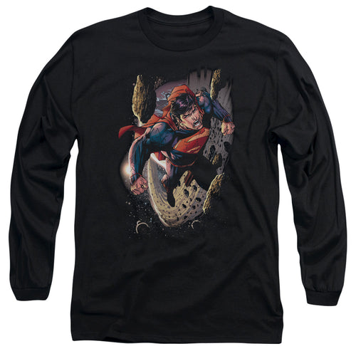 Superman Orbit Long Sleeve T-Shirt