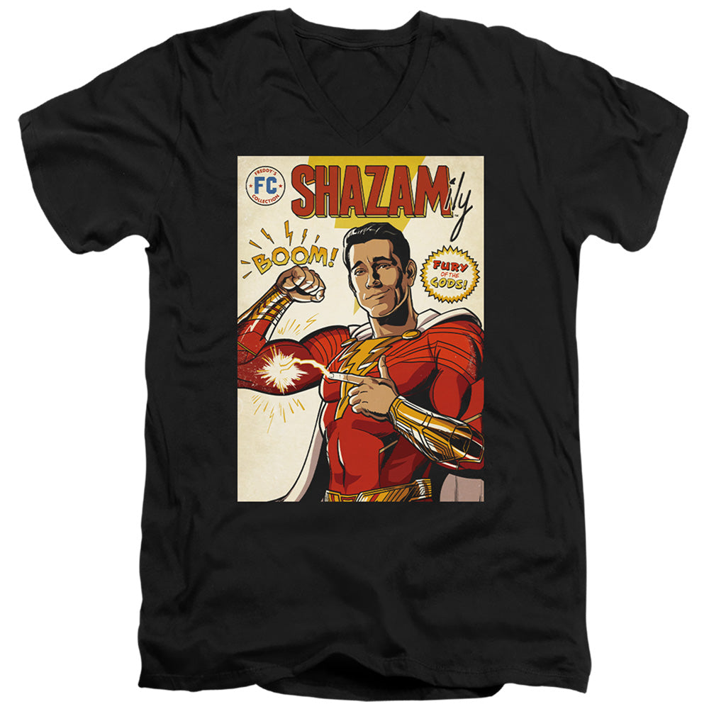 Shazam! Fury of the Gods Comic Cover V-Neck T-Shirt