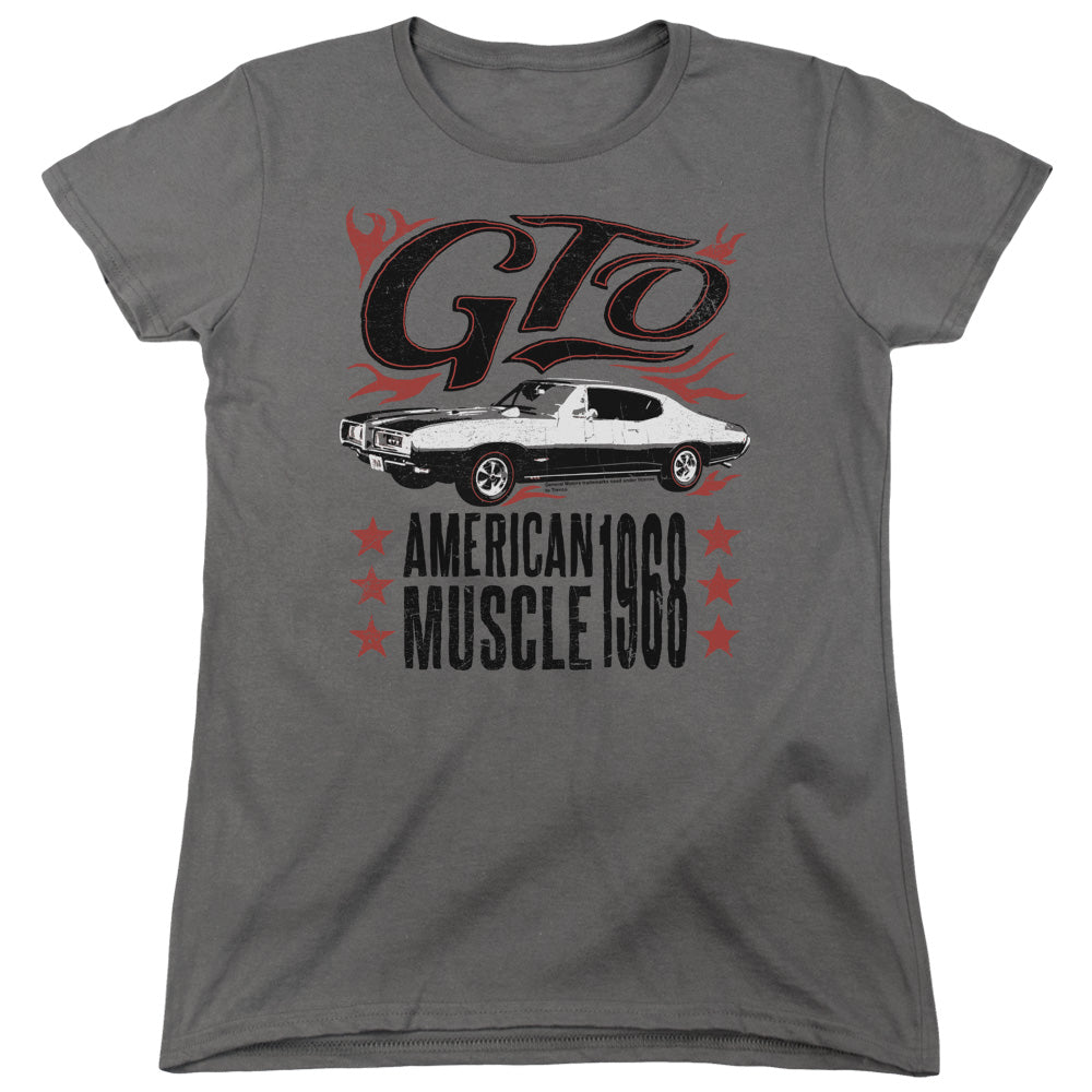 Pontiac Gto Flames Womens T-Shirt