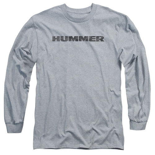 Hummer Distressed Hummer Logo Long Sleeve T-Shirt