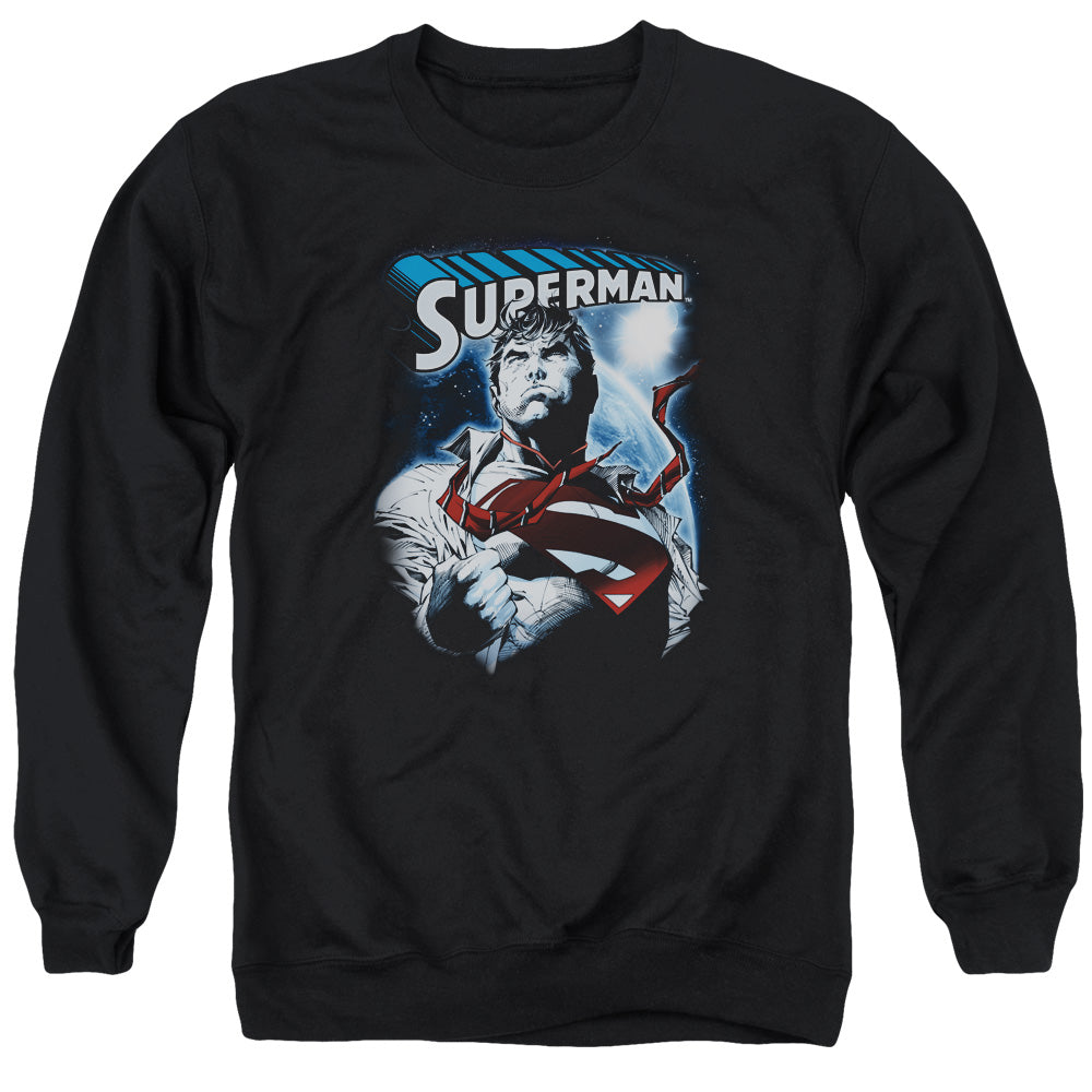 Superman Protect Earth Crewneck Sweatshirt