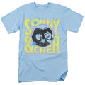 Sonny and Cher Retro Circle Logo T-Shirt