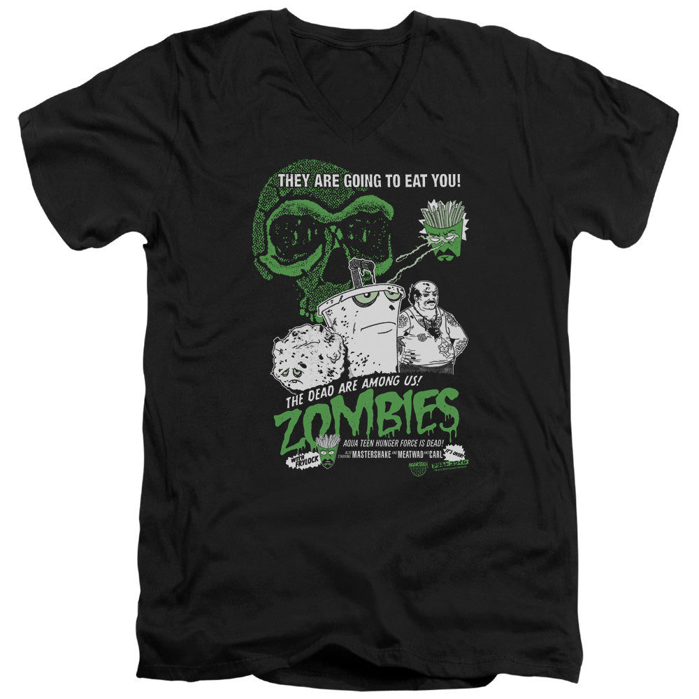 Aqua Teen Hunger Force Zombies V-Neck T-Shirt