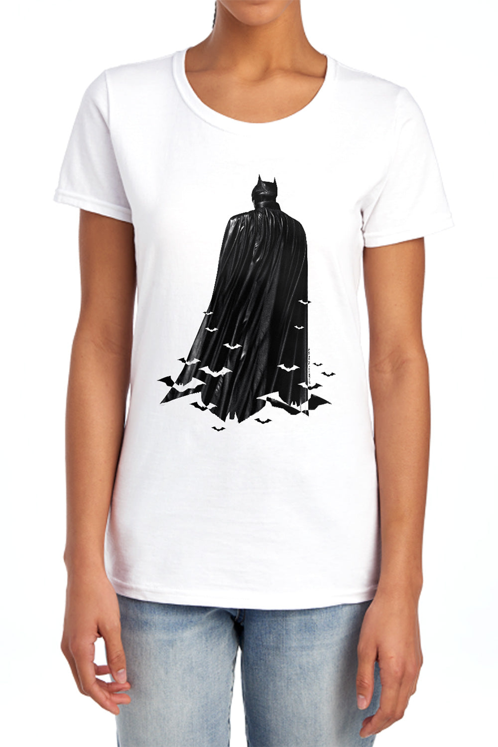 The Batman Bat Cape Womens T-Shirt
