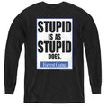Forrest Gump Stupid Is Youth Long Sleeve T-Shirt