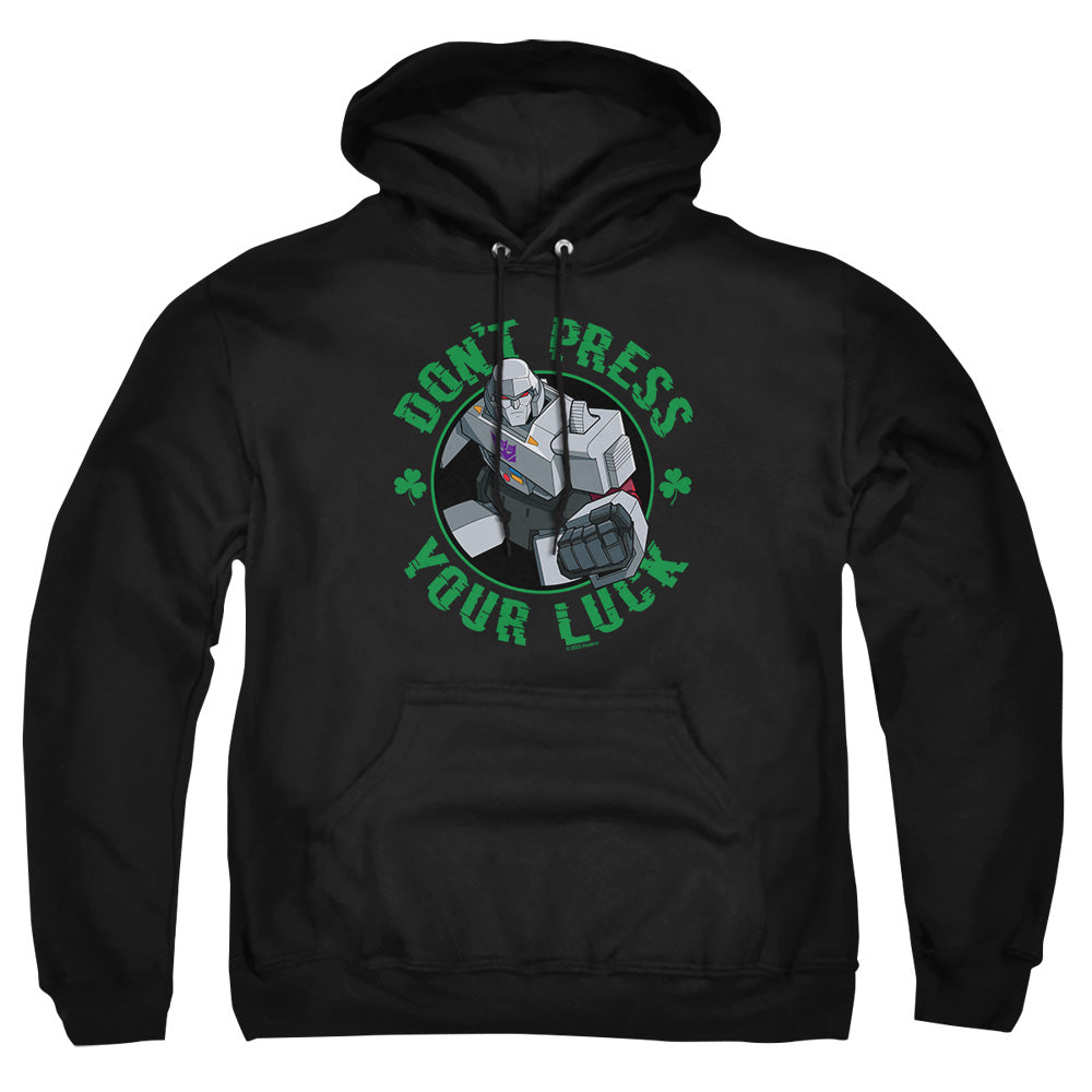 Transformers ST. Patrick's Day Megatron Don't Press Your Luck Pullover Hoodie