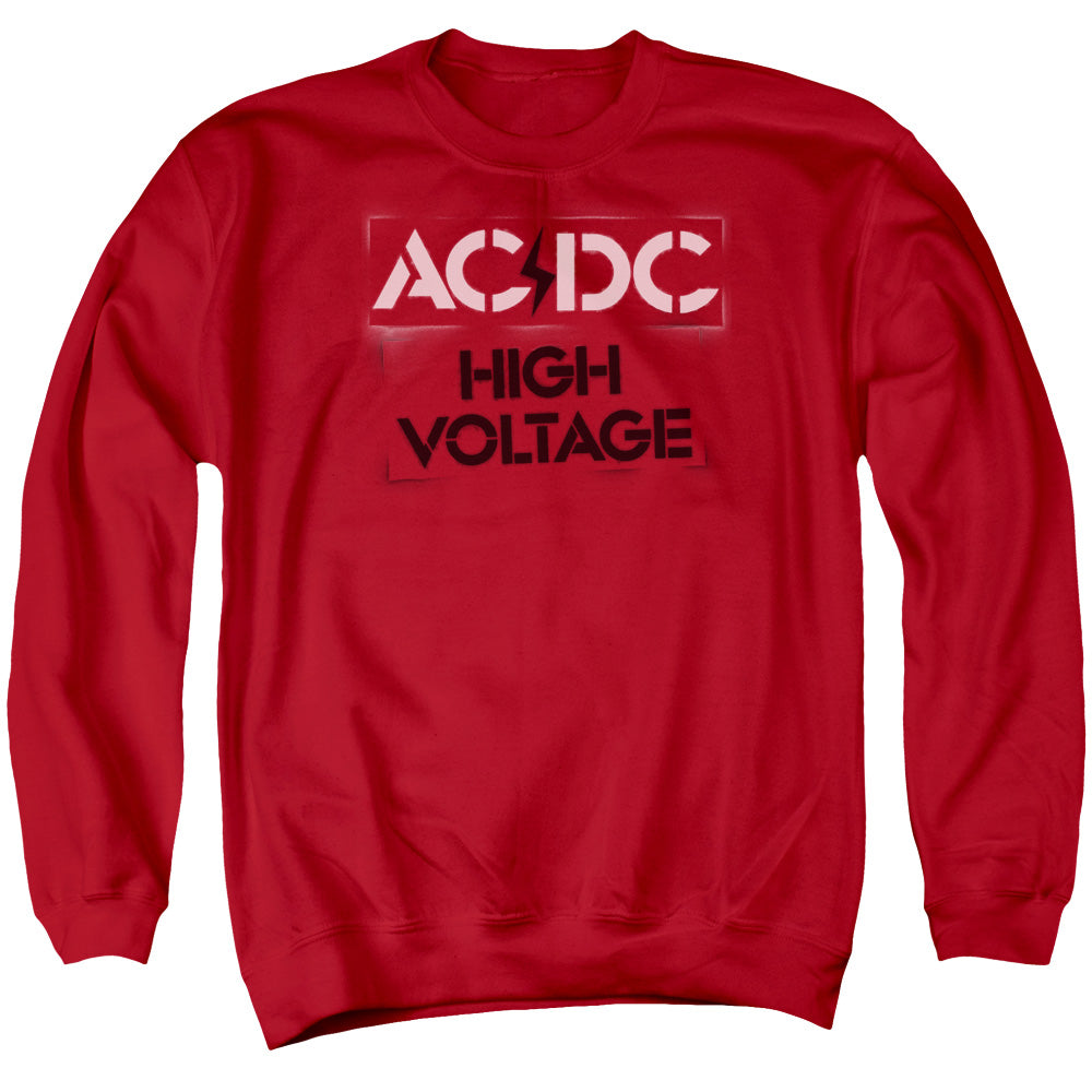 AC/DC High Voltage Stencil Crewneck Sweatshirt
