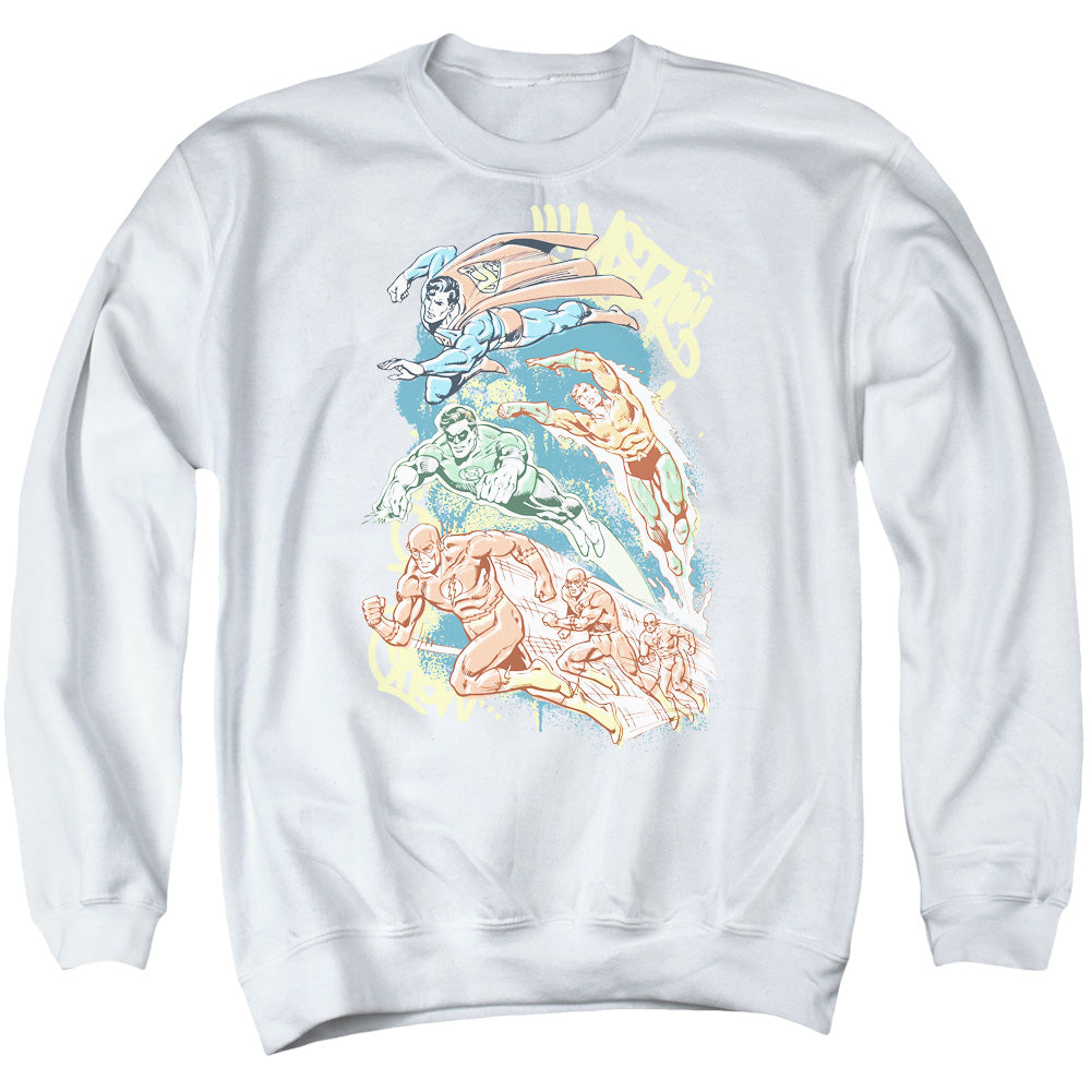 DC Comics Halftone League Crewneck Sweatshirt
