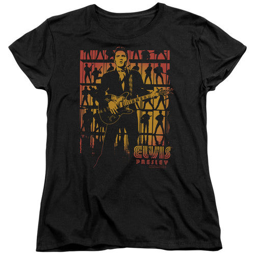 Elvis Presley Comeback Spotlight Womens T-Shirt