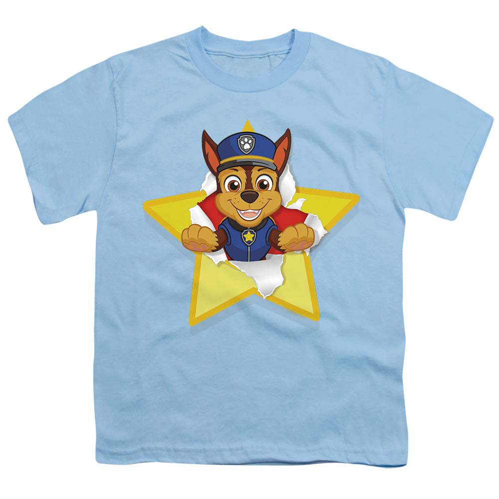 Paw Patrol Chase Torn Star Light Blue Youth/Toddler T-Shirt