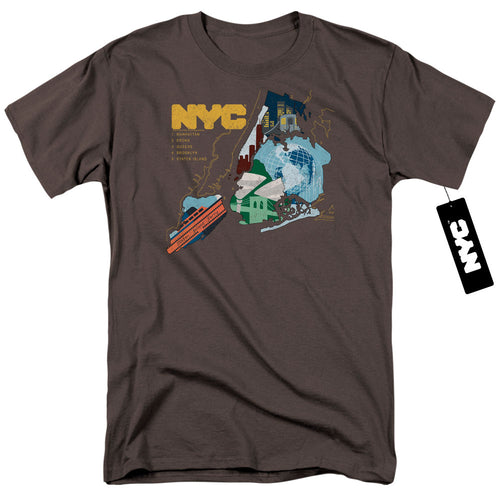 New York City Five Boroughs T-Shirt