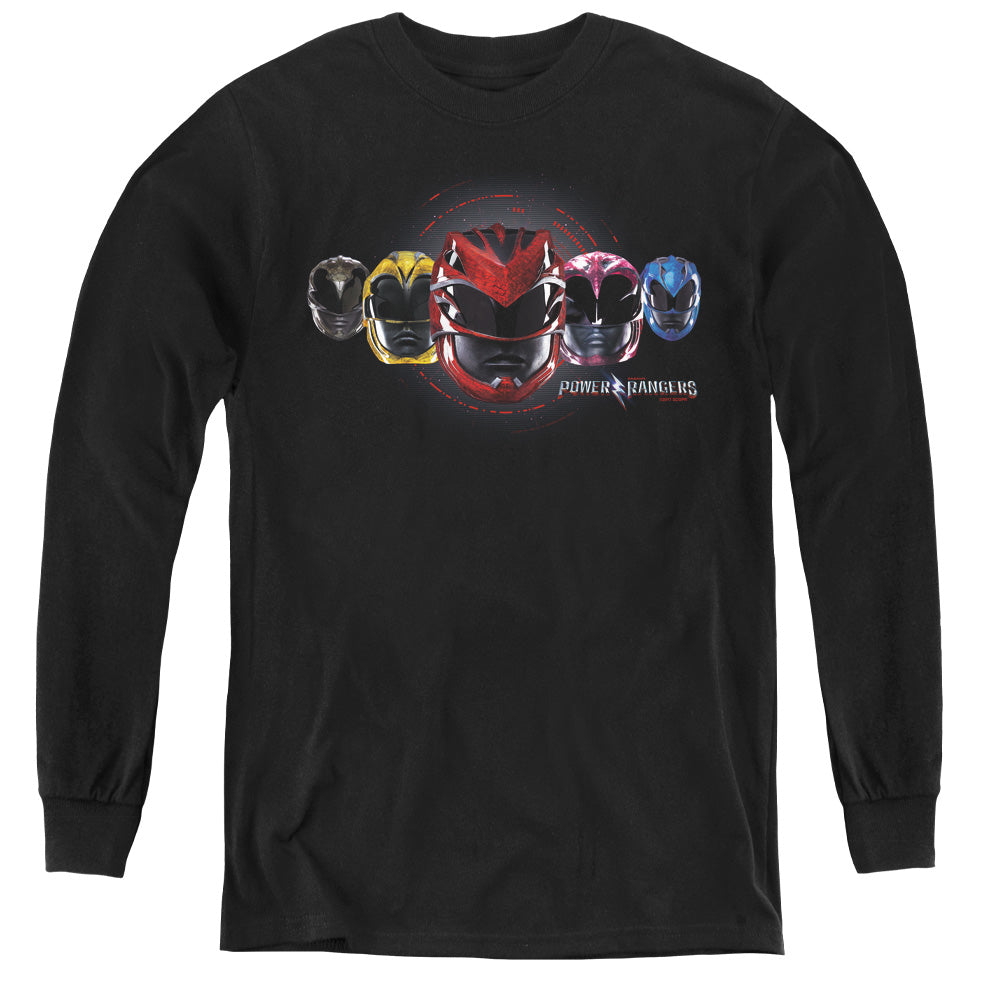 Mighty Morphin Power Rangers: The Movie Head Group Youth Long Sleeve T-Shirt