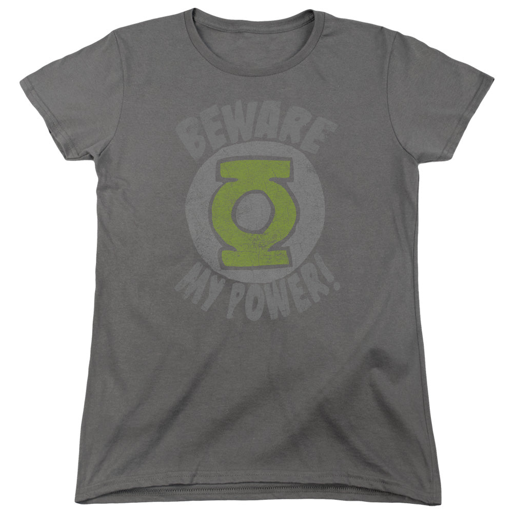 Green Lantern Beware Womens T-Shirt