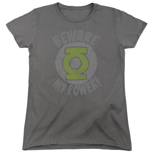 Green Lantern Beware Womens T-Shirt