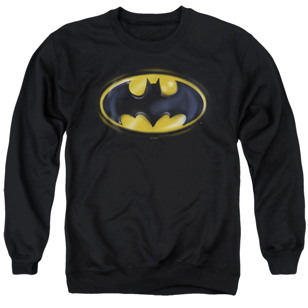 Batman Batman Airbrush Logo Crewneck Sweatshirt