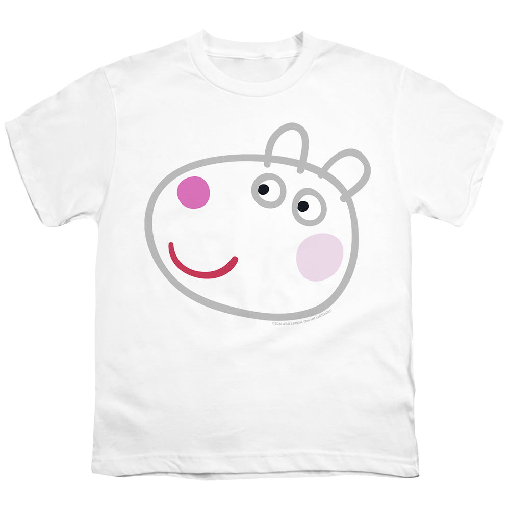 Peppa Pig White Out Suzy Sheep Face Youth/Toddler T-Shirt