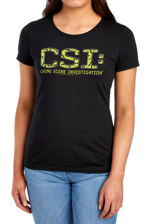 CSI Collage Logo Womens T-Shirt
