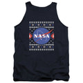 NASA Ugly Christmas Sweater Logo Tank Top