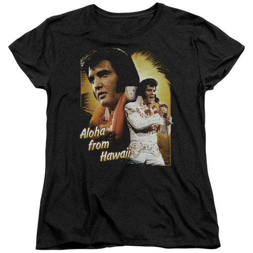Elvis Presley Aloha Womens T-Shirt