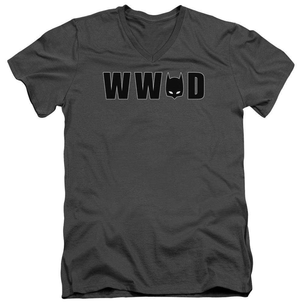 Batman Wwbd Mask V-Neck T-Shirt