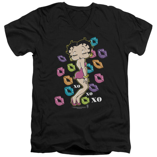 Betty Boop Triple XO V-Neck T-Shirt