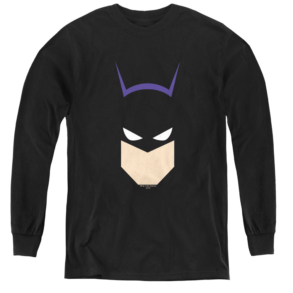 Batman  Bat Head Youth Long Sleeve T-Shirt