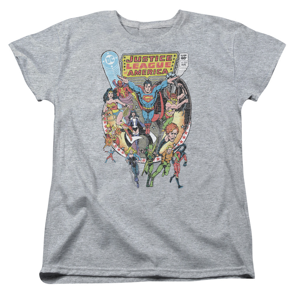 Justice League Team Up Womens T-Shirt