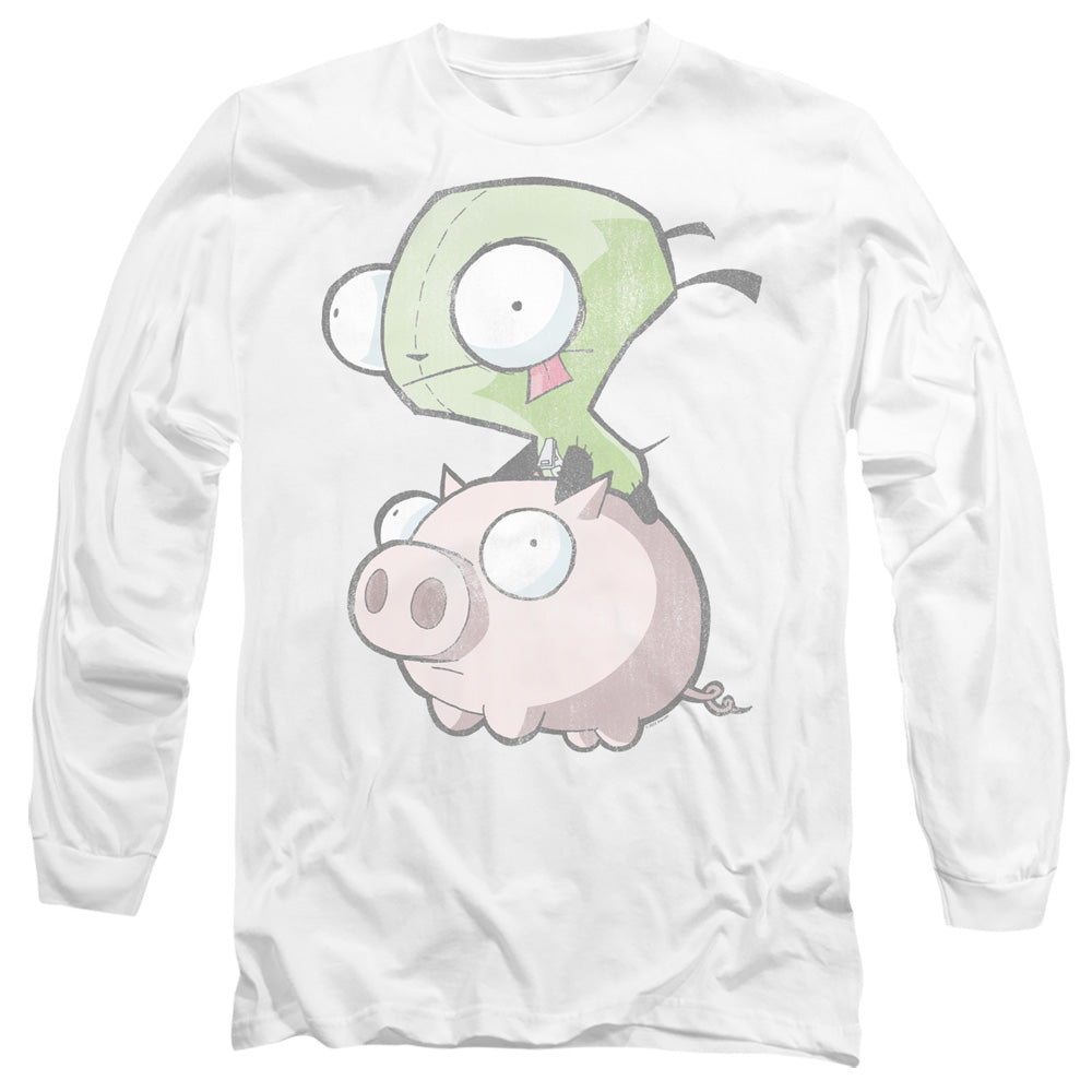 Invader Zim Gir And Pig Long Sleeve T-Shirt