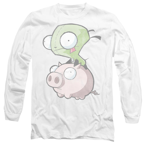 Invader Zim Gir And Pig Long Sleeve T-Shirt