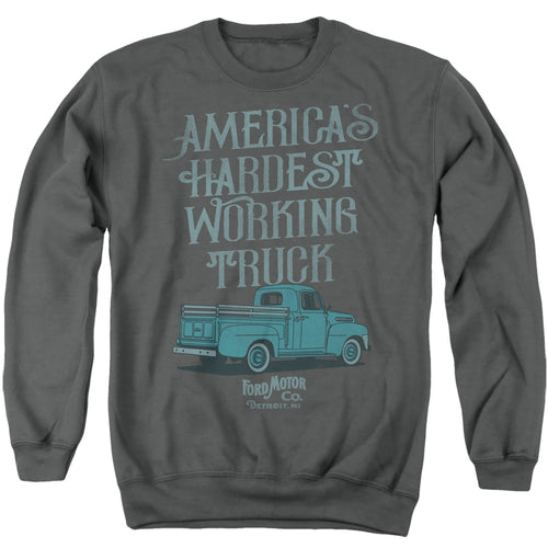 Ford Vintage America'S Hardest Working Truck Crewneck Sweatshirt