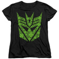 Transformers ST. Patrick's Day Decepticon Shamrock Womens T-Shirt