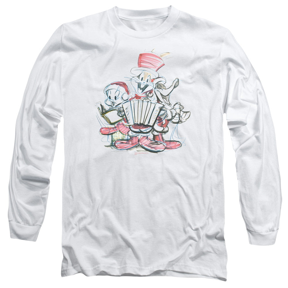 Looney Tunes Holiday Sketch Long Sleeve T-Shirt