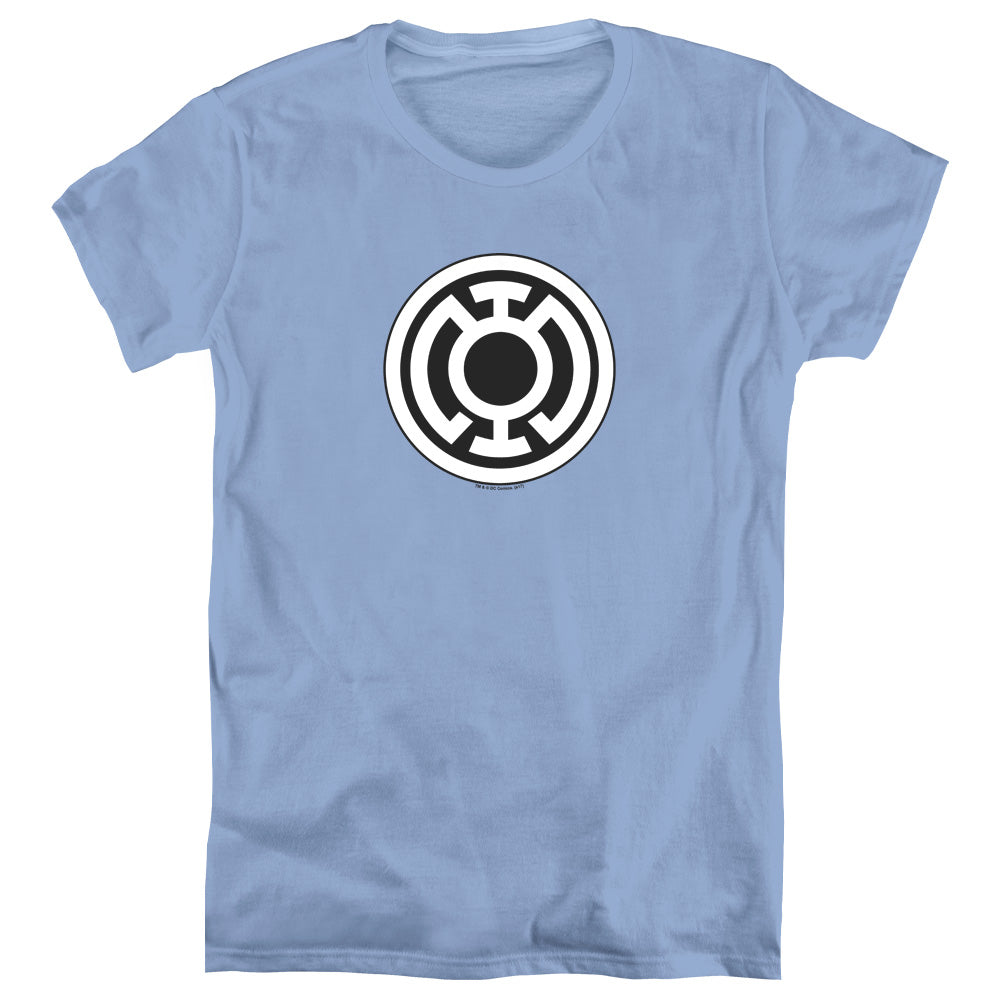 Green Lantern Blue Lantern Logo Womens T-Shirt