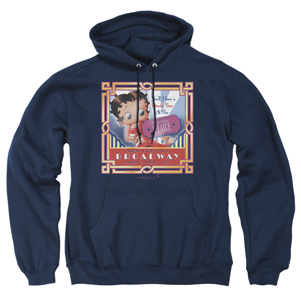 Betty Boop On Broadway Pullover Hoodie