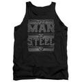 Superman Steel Text Tank Top