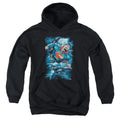 Superman Stormy Flight Youth Hoodie