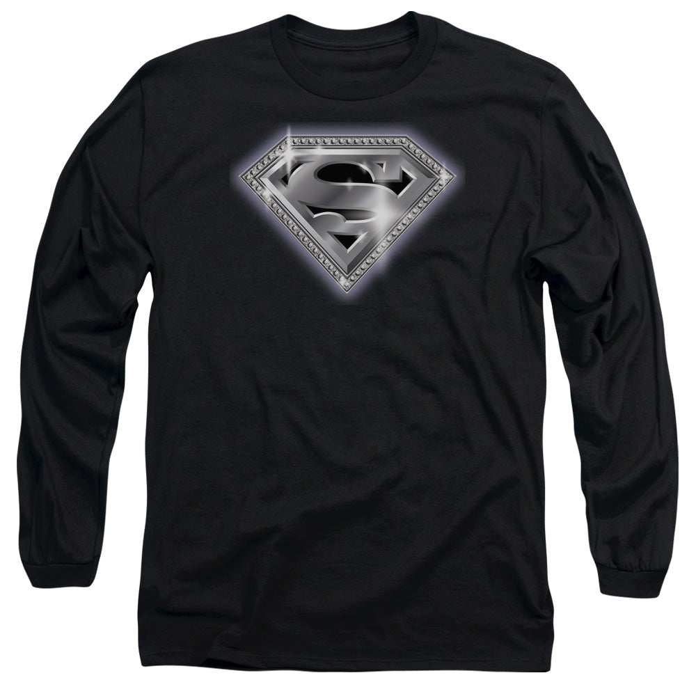 Superman Bling Shield Long Sleeve T-Shirt