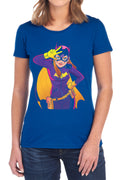 Batman Batgirl Moves Womens T-Shirt