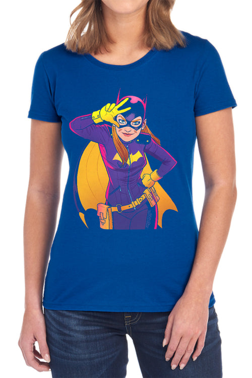 Batman Batgirl Moves Womens T-Shirt
