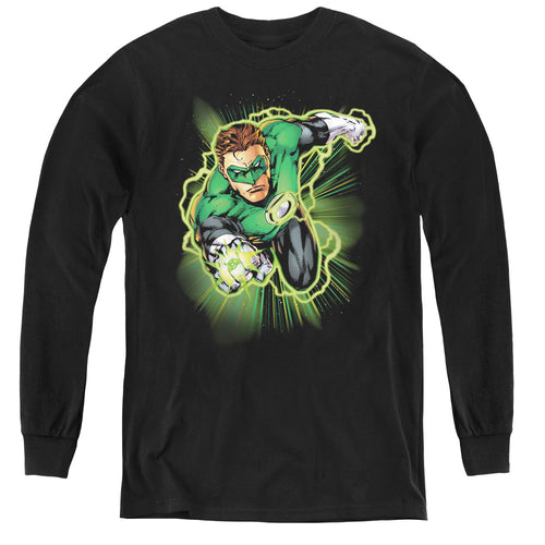Justice League Green Lantern Energy Youth Long Sleeve T-Shirt