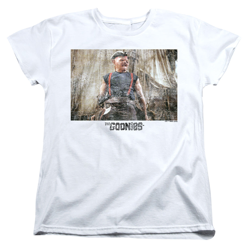 The Goonies Sloth White Womens T-Shirt